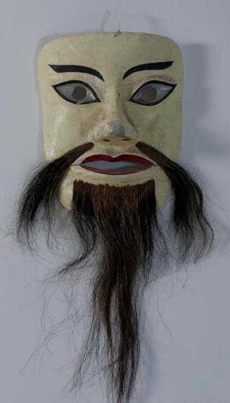Korean Folk Mask of a Bearded Man