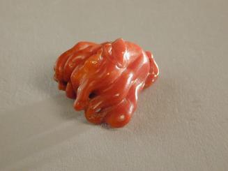 Amber Carving of a Buddha's Hand Citron
