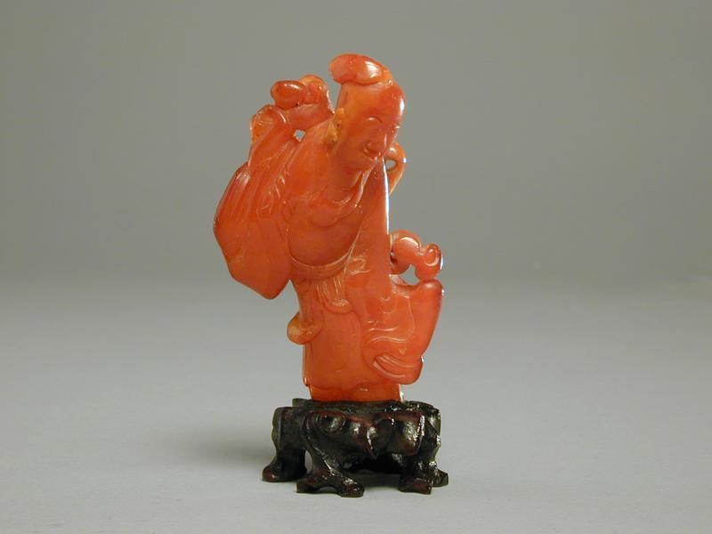 Small Amber Figurine of an Immortal