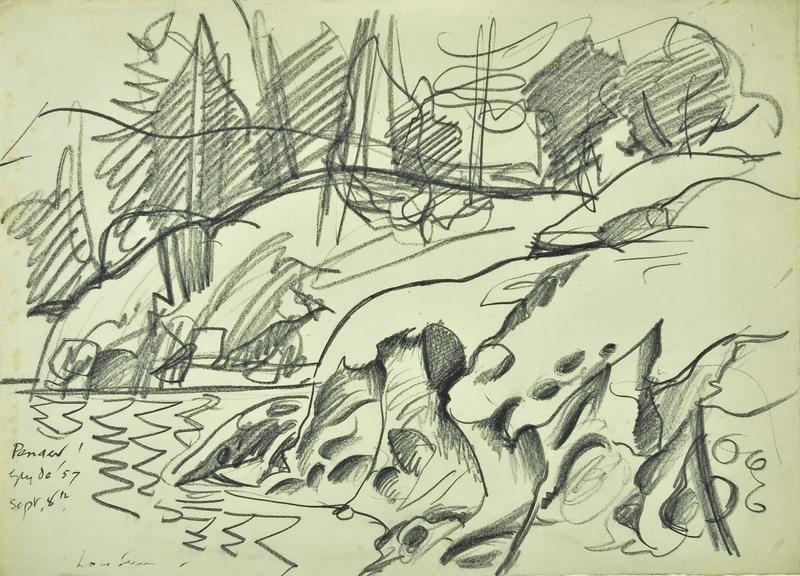Untitled (Rocks and Trees)