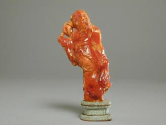 Amber Figure of Shou Lao the God of Longevity
