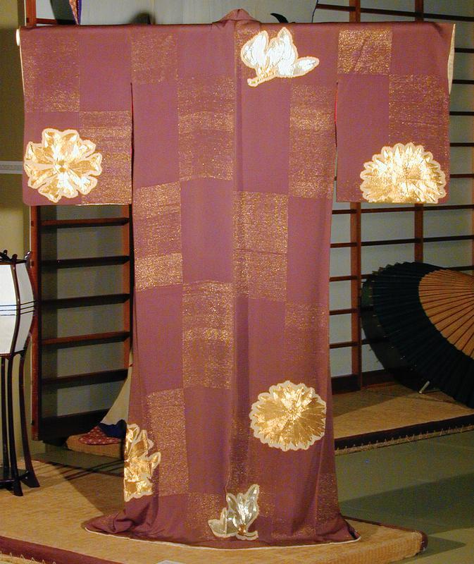 Kimono with Magnolia Blossoms