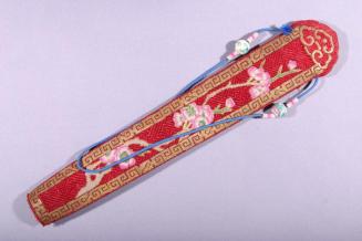 Embroidered Silk Fan Case